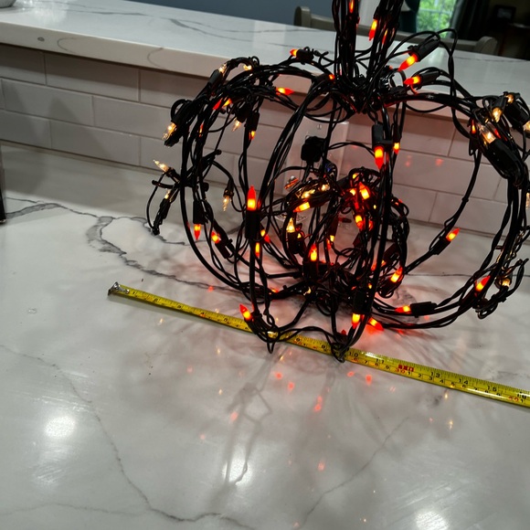 Vintage Halloween 3- D 12” Light Sculpture Pumpkin - Picture 10 of 14